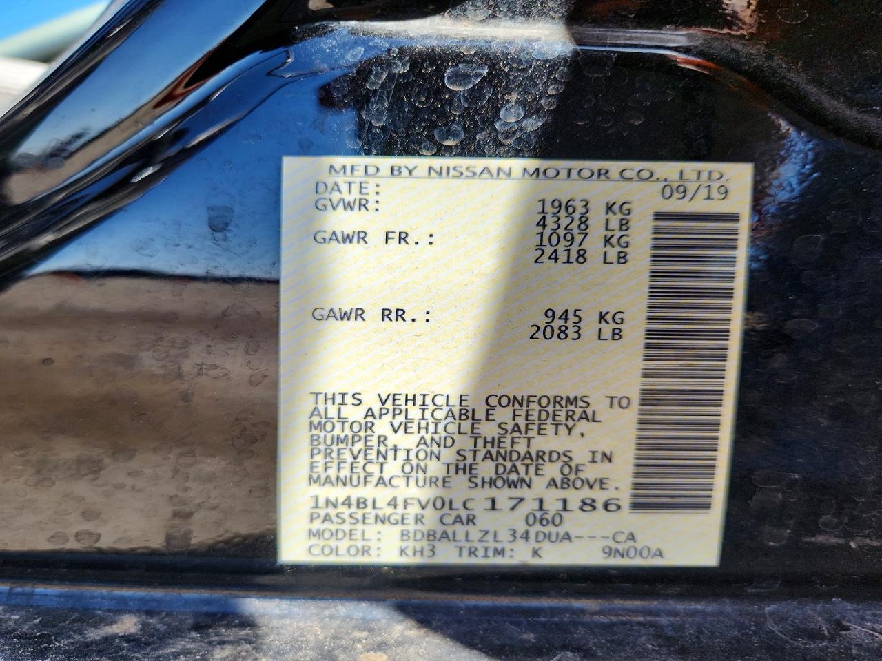 Nissan Altima Platinum