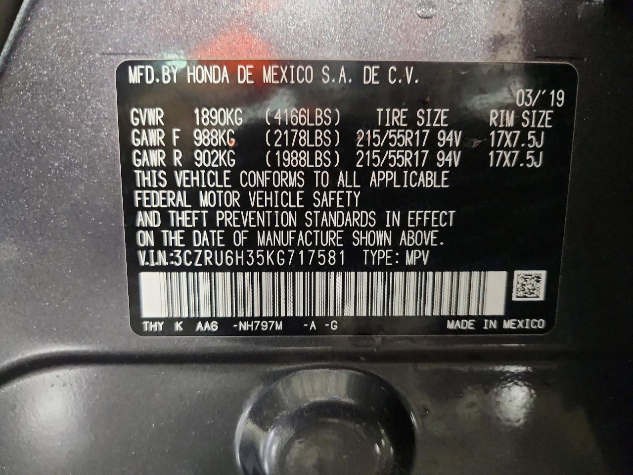 Honda HR-V Lx