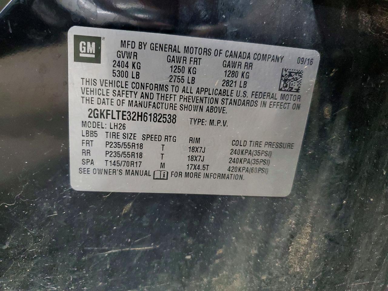 GMC Terrain Sle