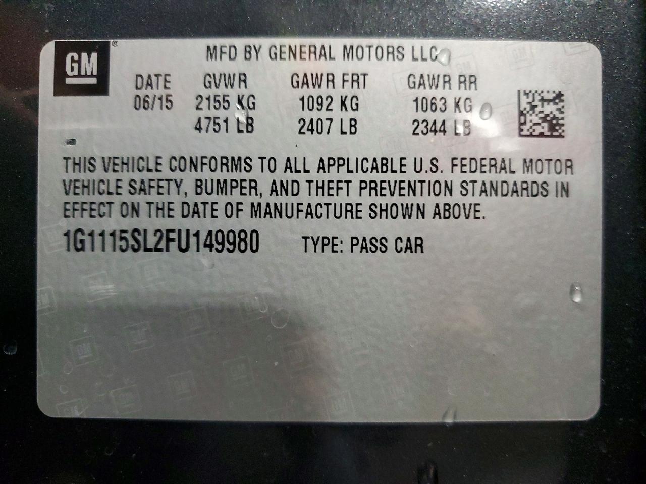 Chevrolet Impala Lt