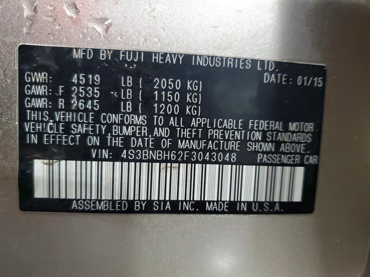 Subaru Legacy 2.5i Premium