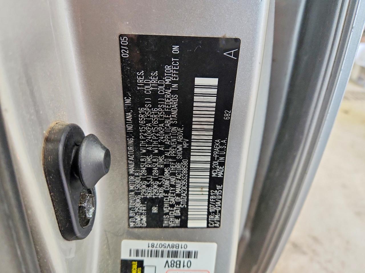 Toyota Sienna Le 8 Passenger