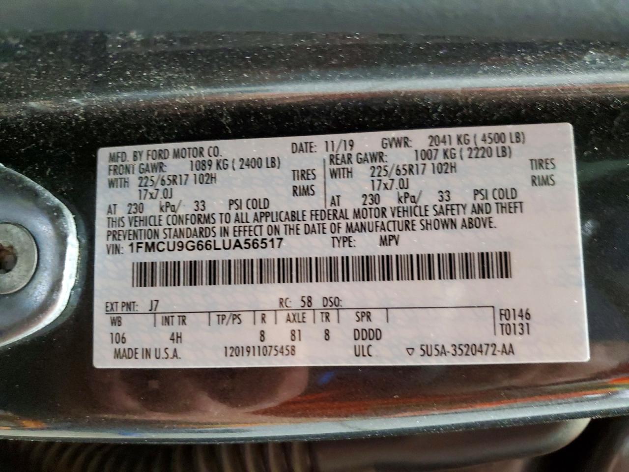 Ford Escape Se