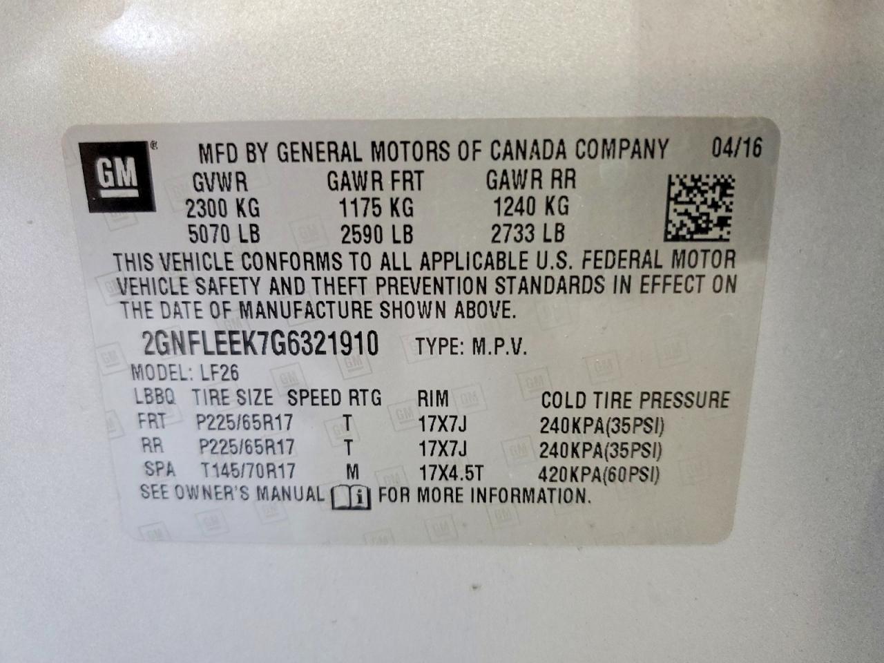 Chevrolet Equinox Ls