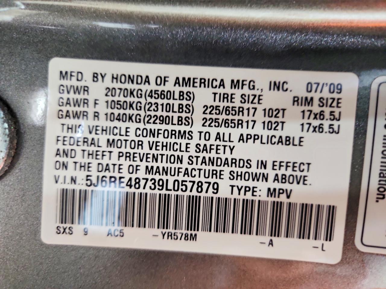Honda Crv Exl