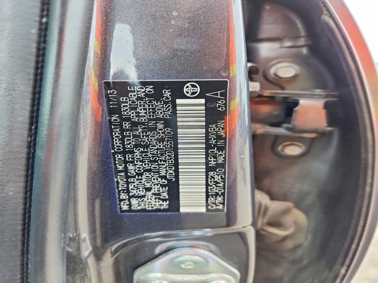 Toyota Prius c One