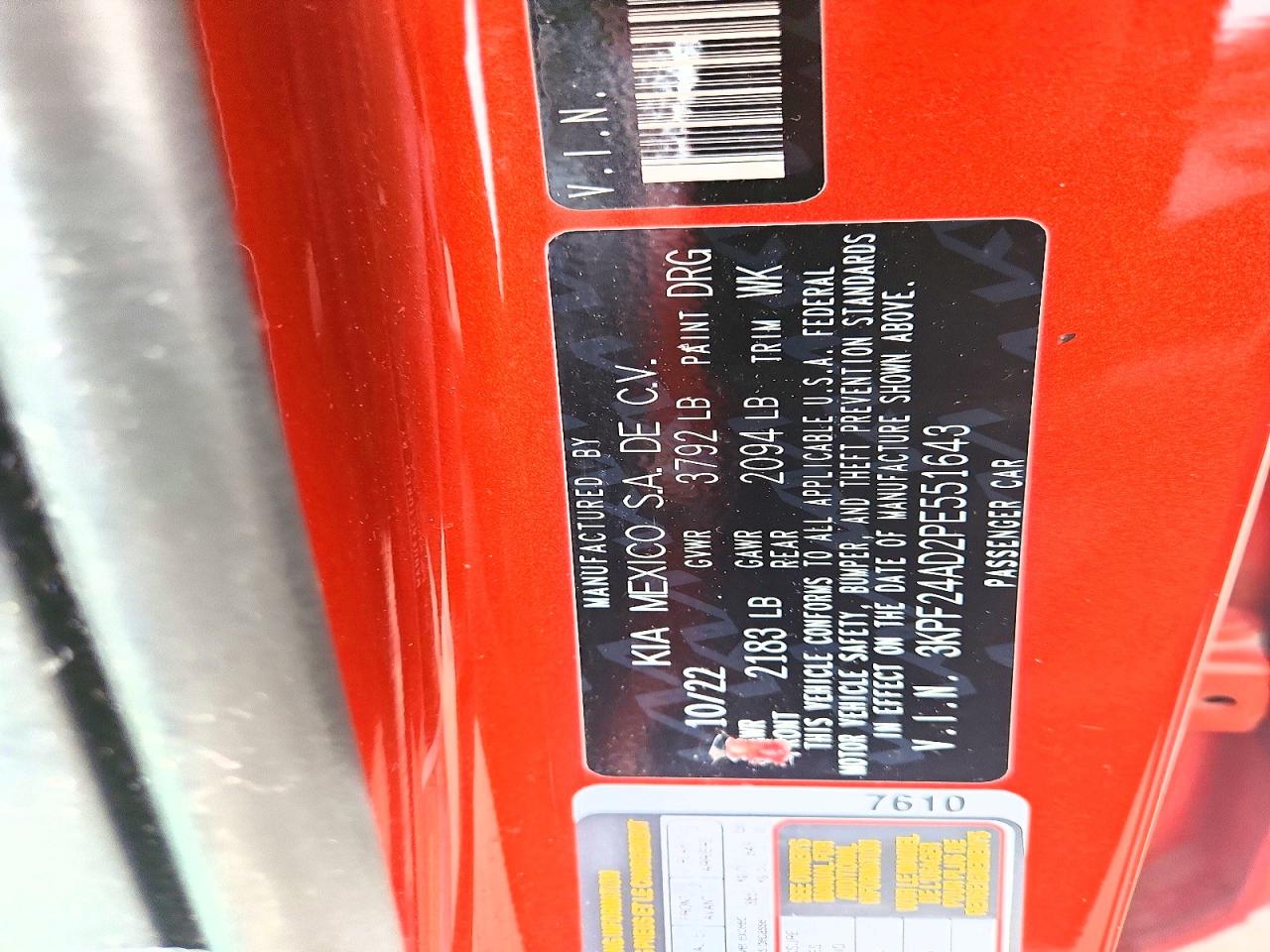 Kia Forte Lxs