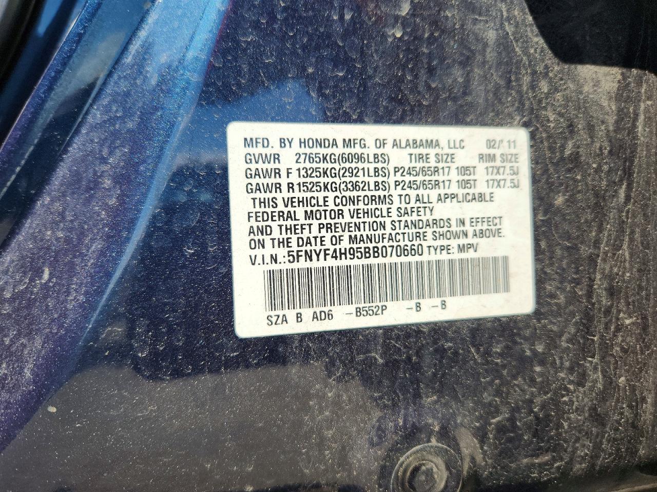 Honda Pilot Touring