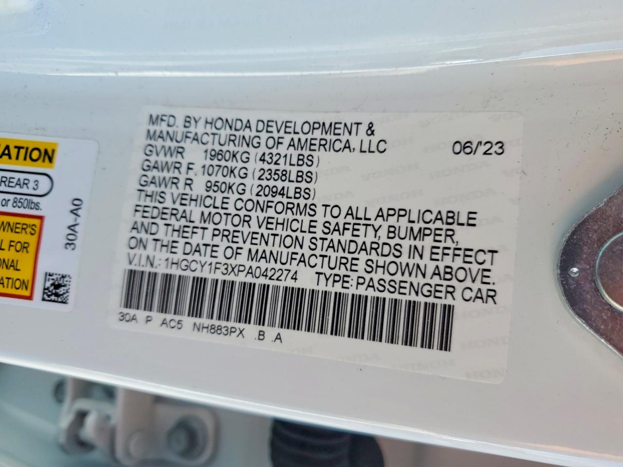 Honda Accord Ex