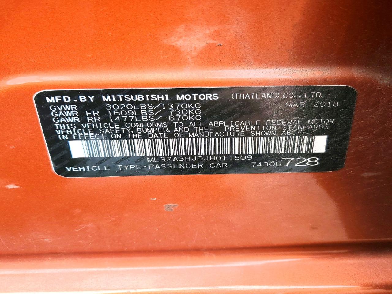 Mitsubishi Mirage Es