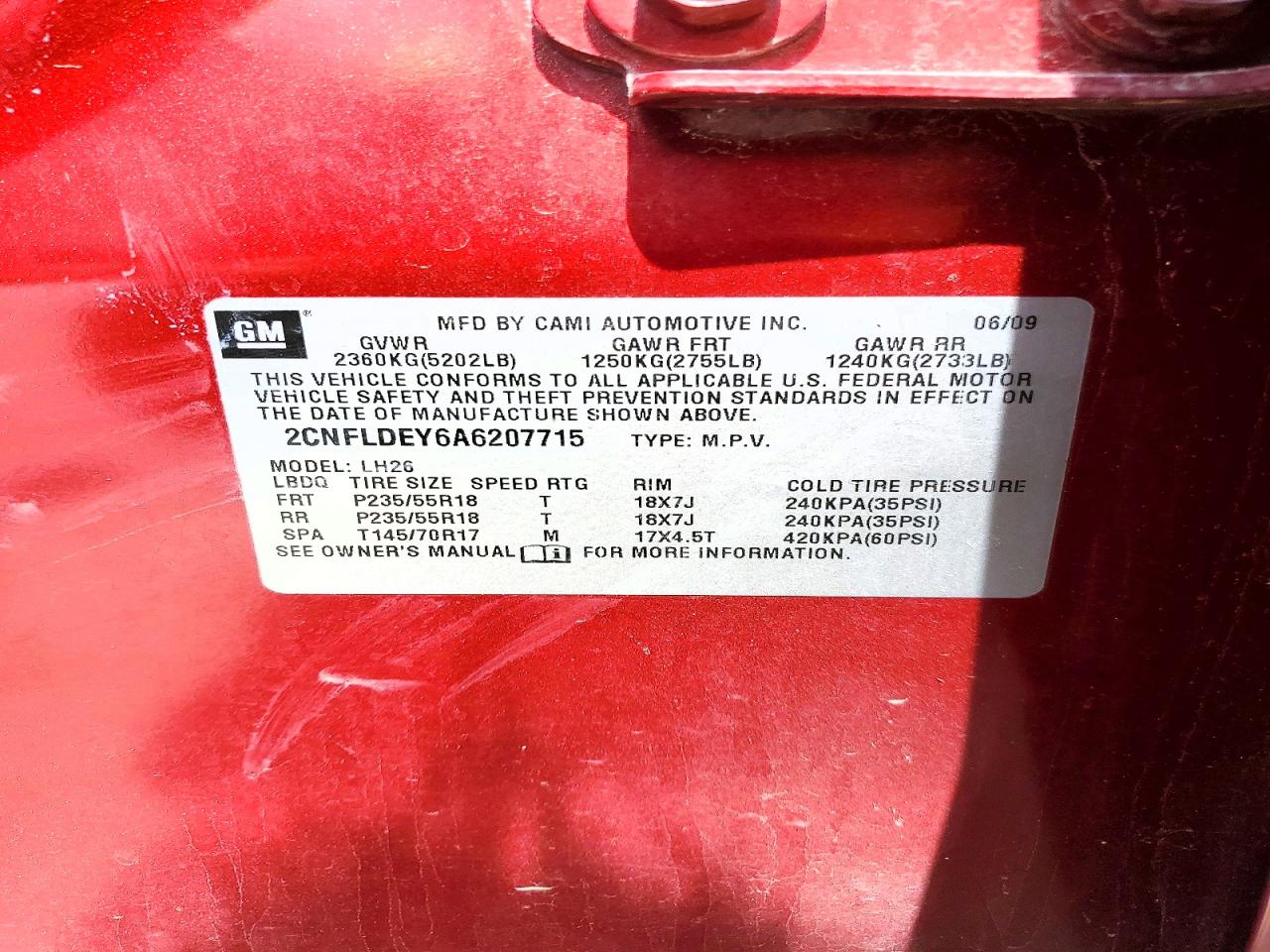 Chevrolet Equinox Lt