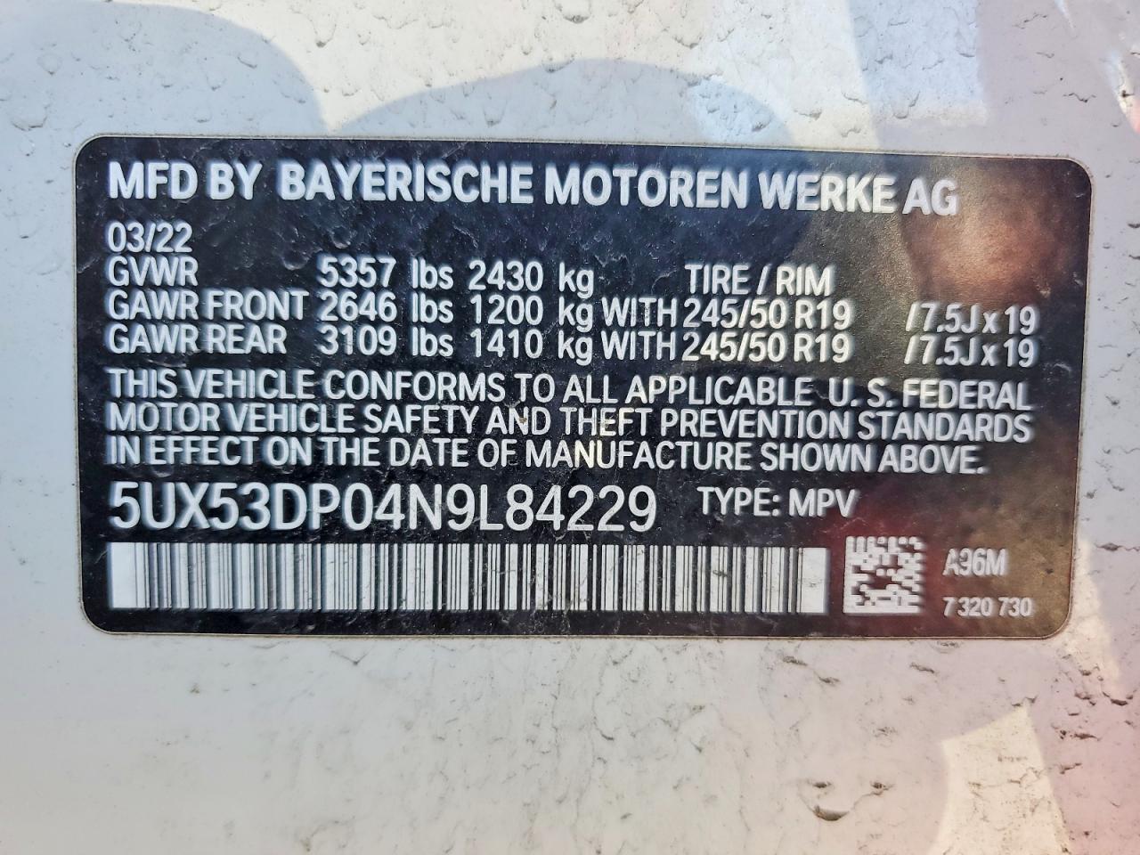 BMW X Series Xdrive30i