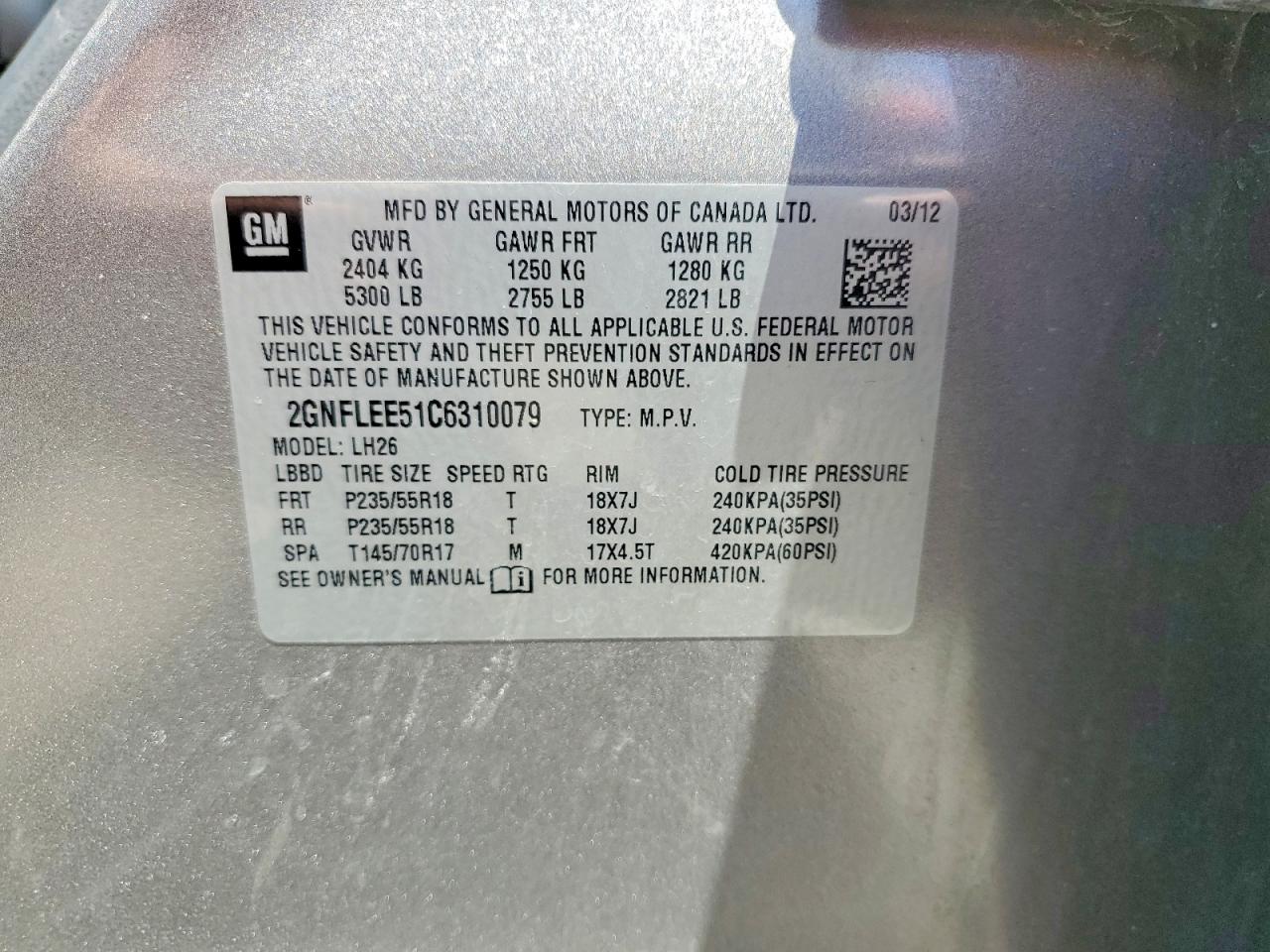 Chevrolet Equinox Lt