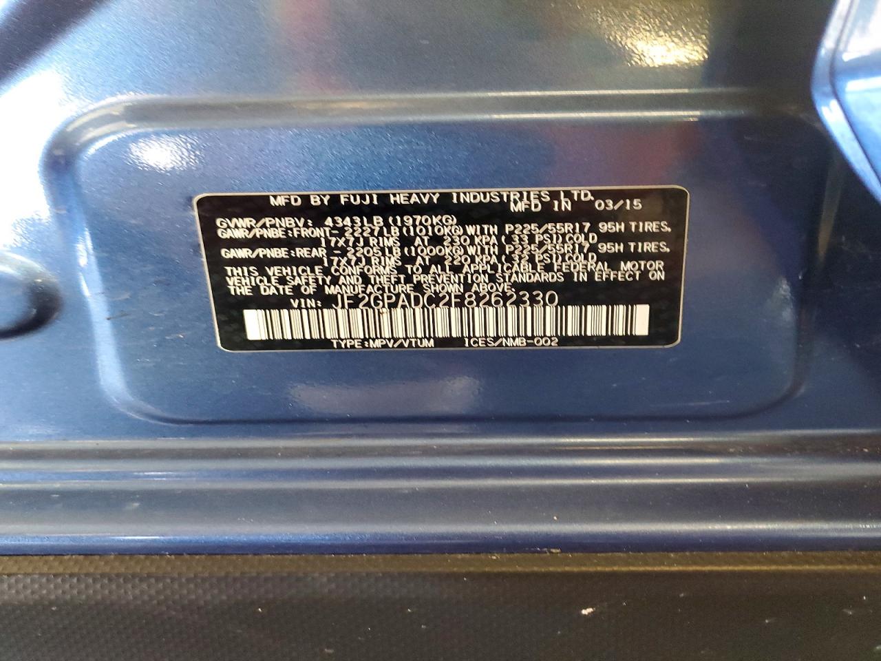 Subaru Xv 2.0 Premium