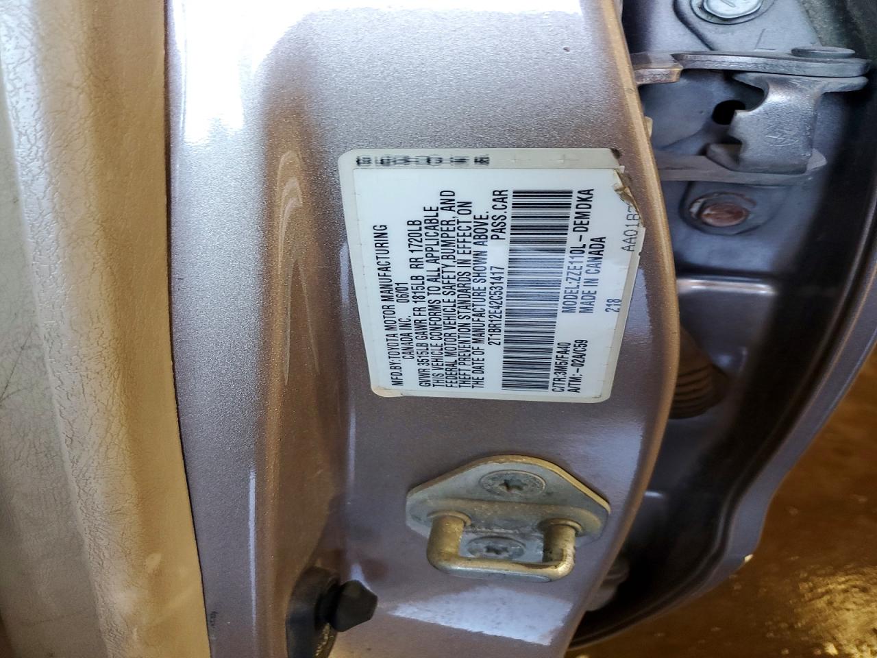 Toyota Corolla Le