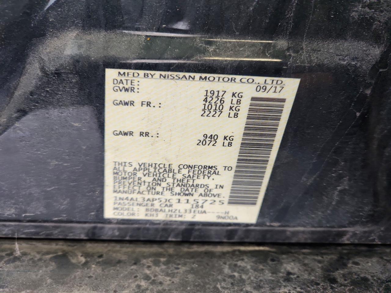 Nissan Altima 2.5 Sr