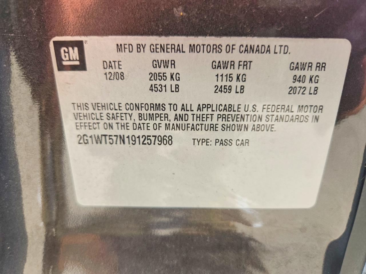 Chevrolet Impala 1lt