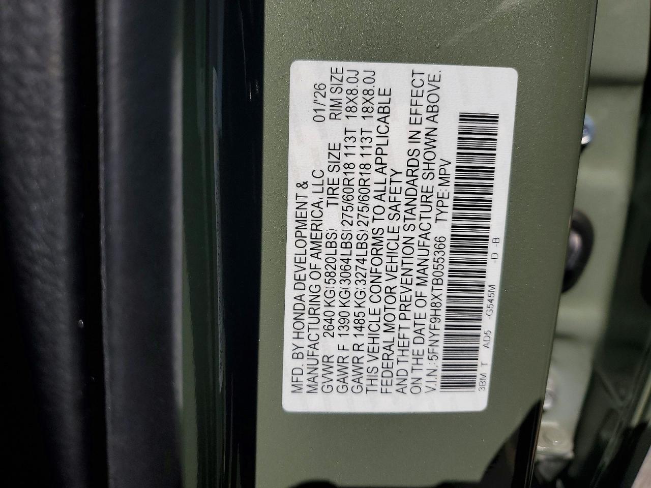 Honda Passport Trailsport Elite
