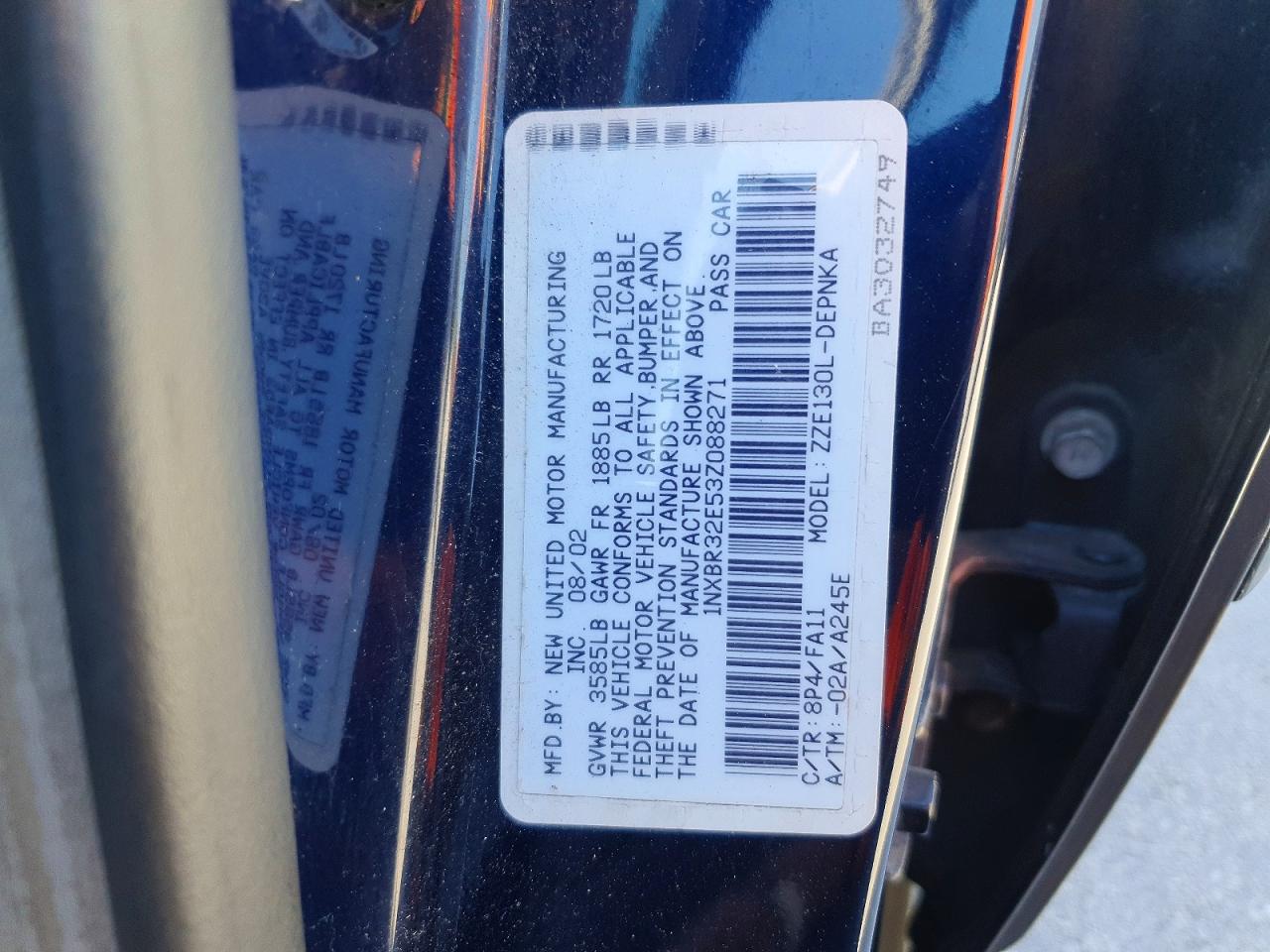 Toyota Corolla Le