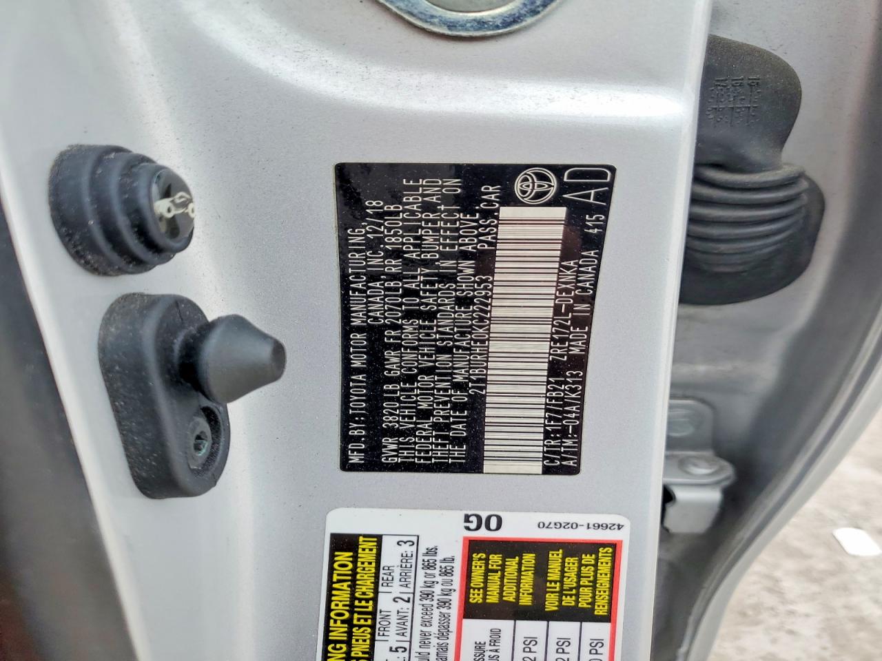 Toyota Corolla Le