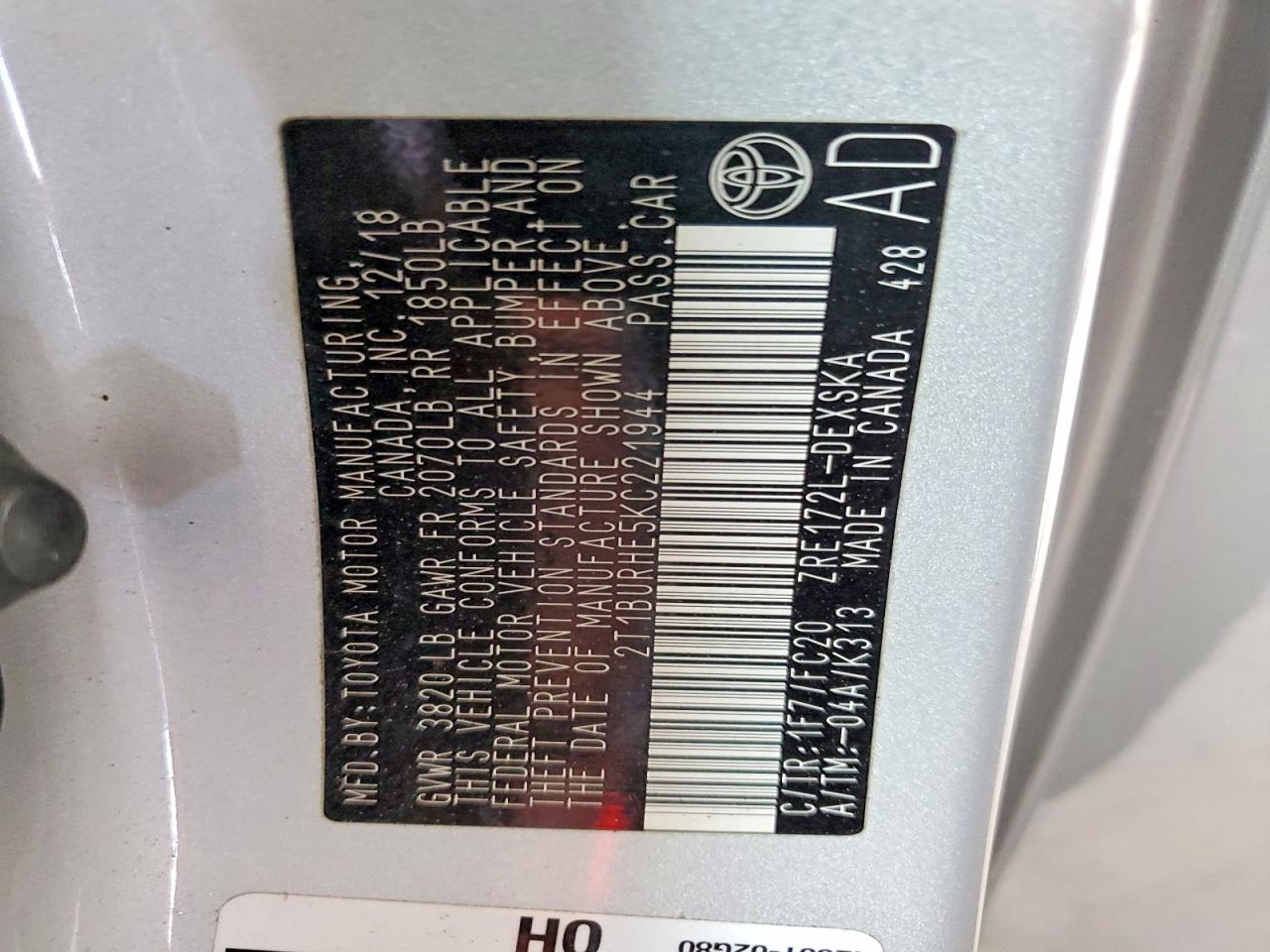 Toyota Corolla Se