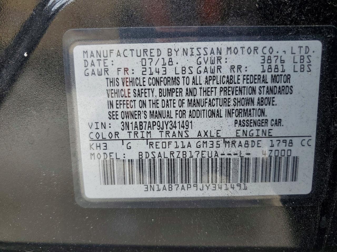 Nissan Sentra Sr