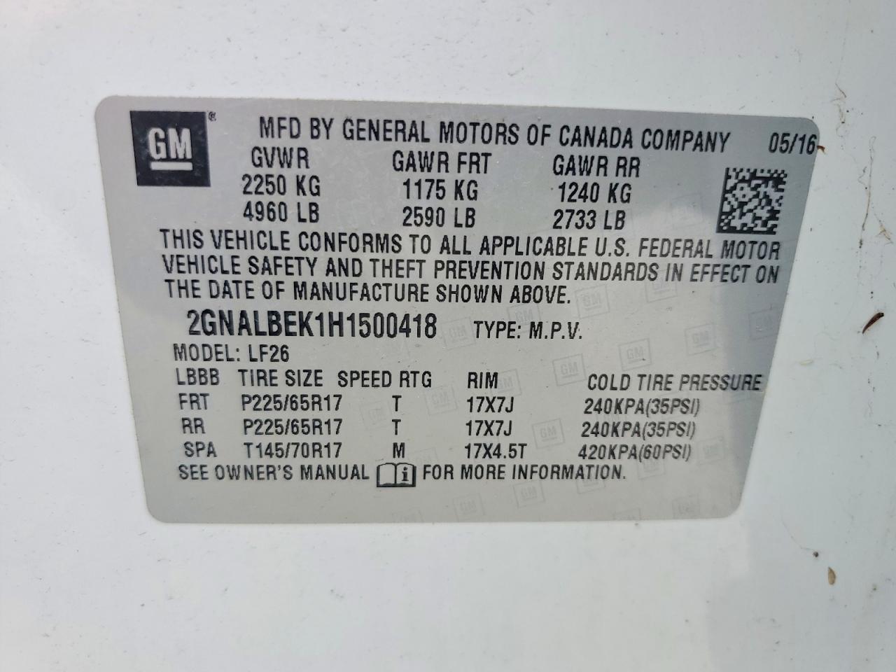 Chevrolet Equinox Ls