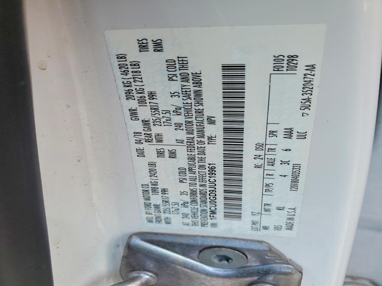 Ford Escape Se