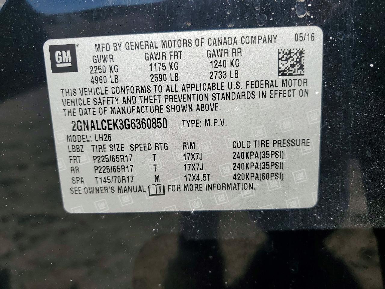Chevrolet Equinox Lt