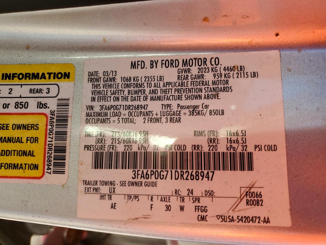 Ford Fusion S