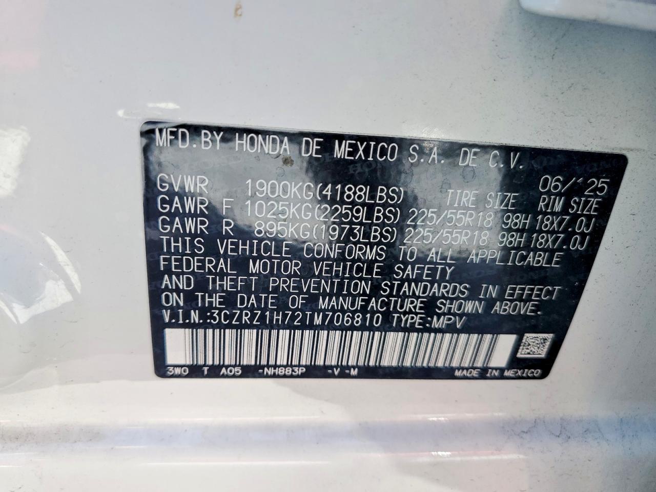 Honda HR-V Exl