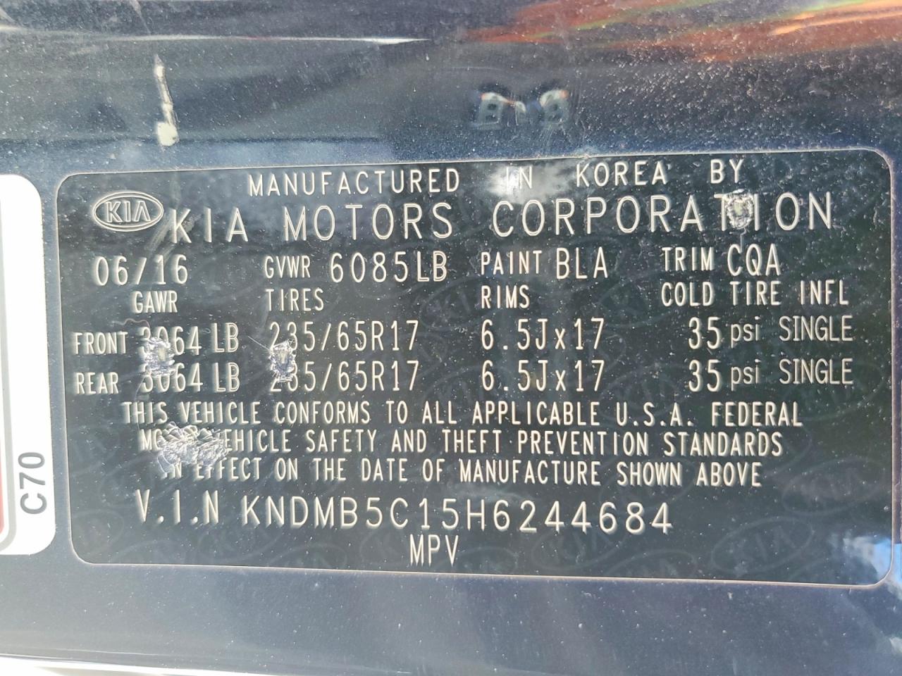 Kia Sedona Lx
