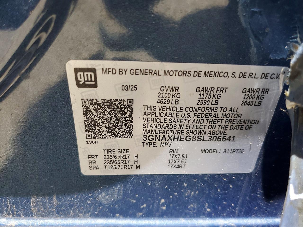 Chevrolet Equinox Lt