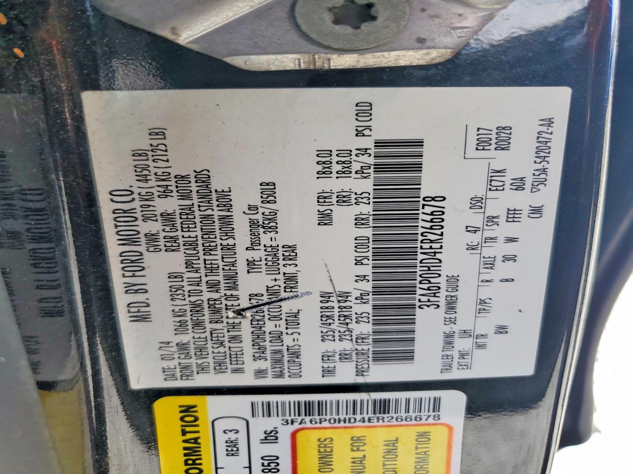 Ford Fusion Se
