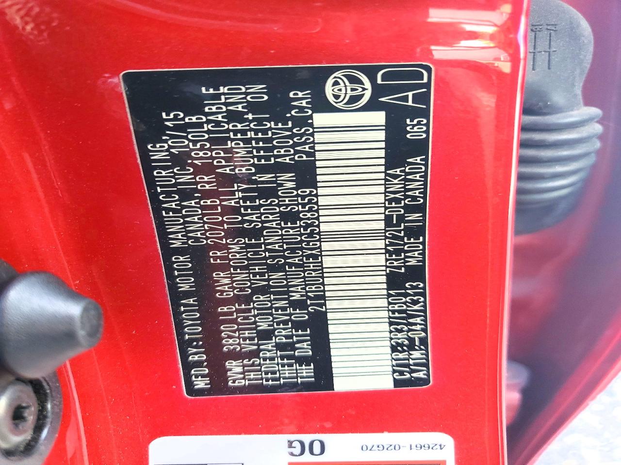 Toyota Corolla Le