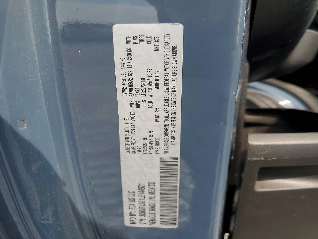 Ram Promaster 3500 High