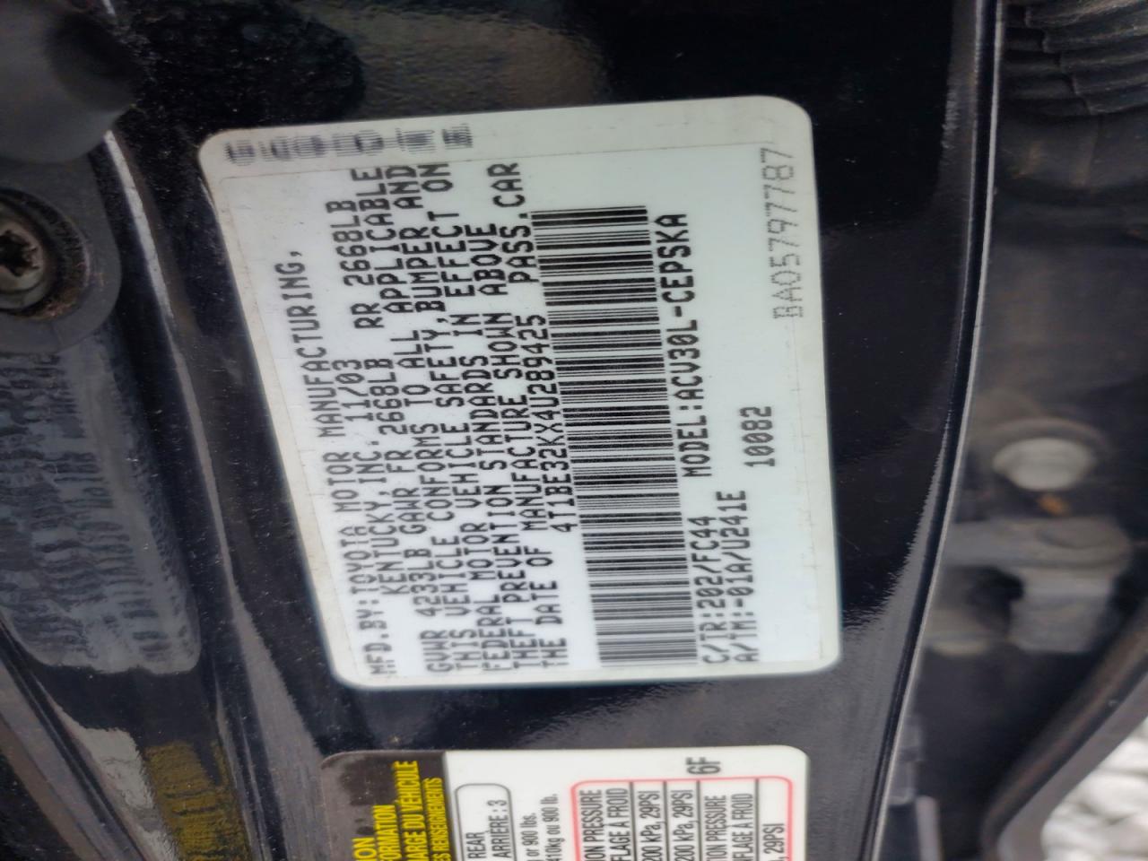 Toyota Camry Se