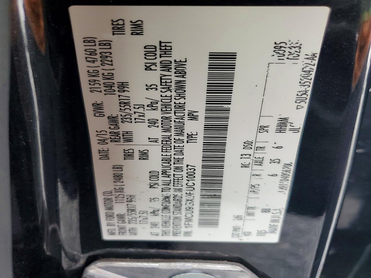 Ford Escape Se