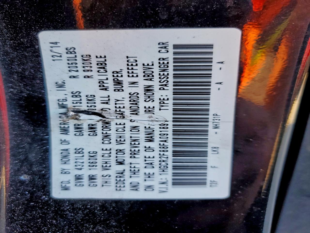 Honda Accord Exl