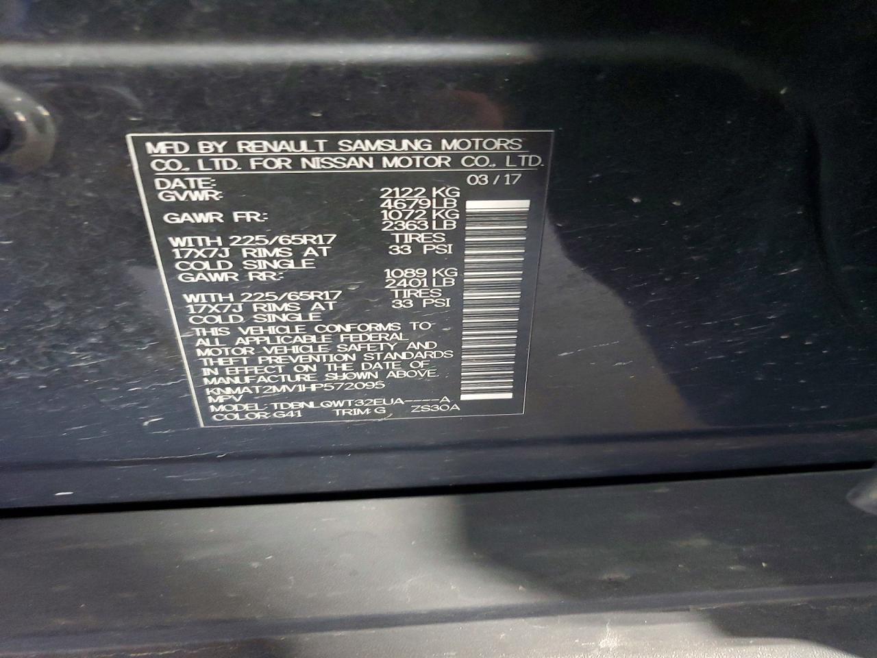Nissan Rogue Sv