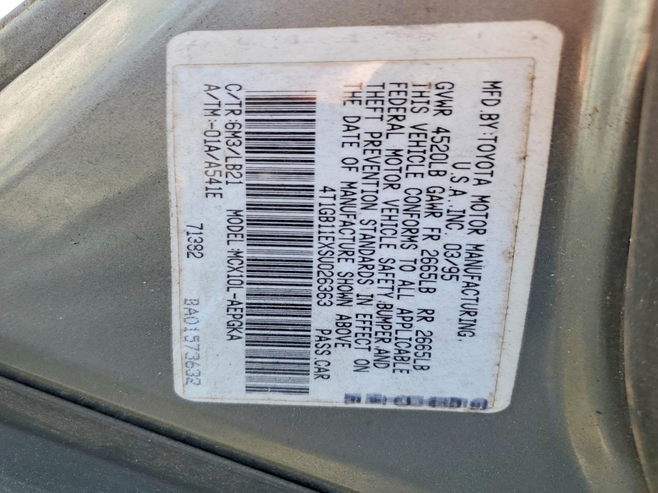 Toyota Avalon Xls