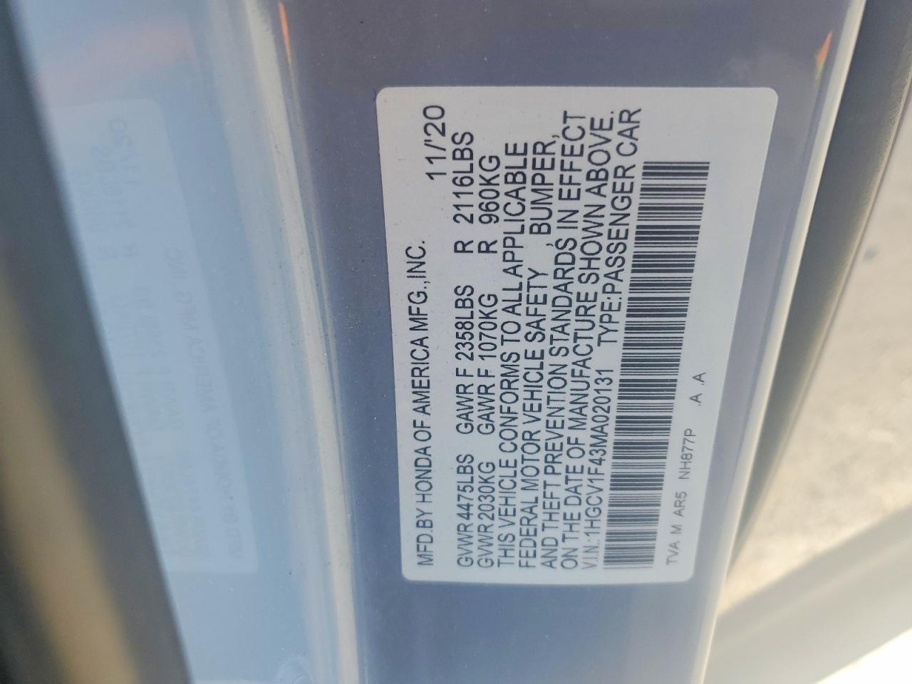 Honda Accord Sport Se
