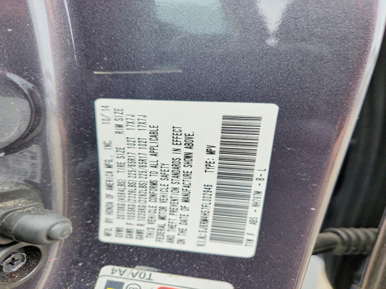 Honda Crv Ex