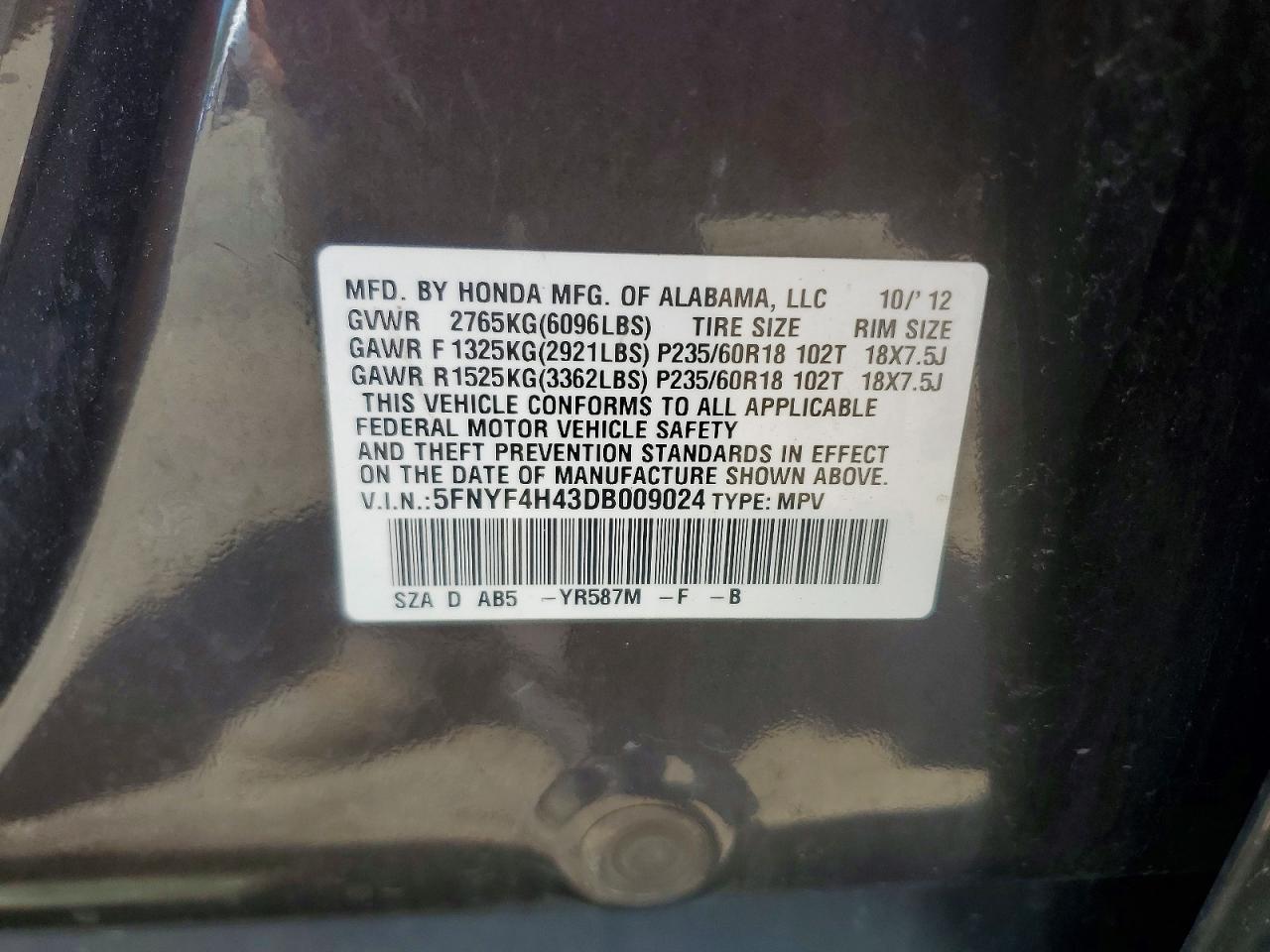 Honda Pilot Ex