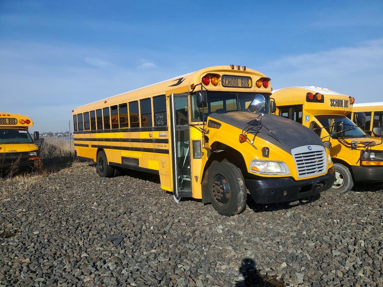 Salvage Blub School Bus Image