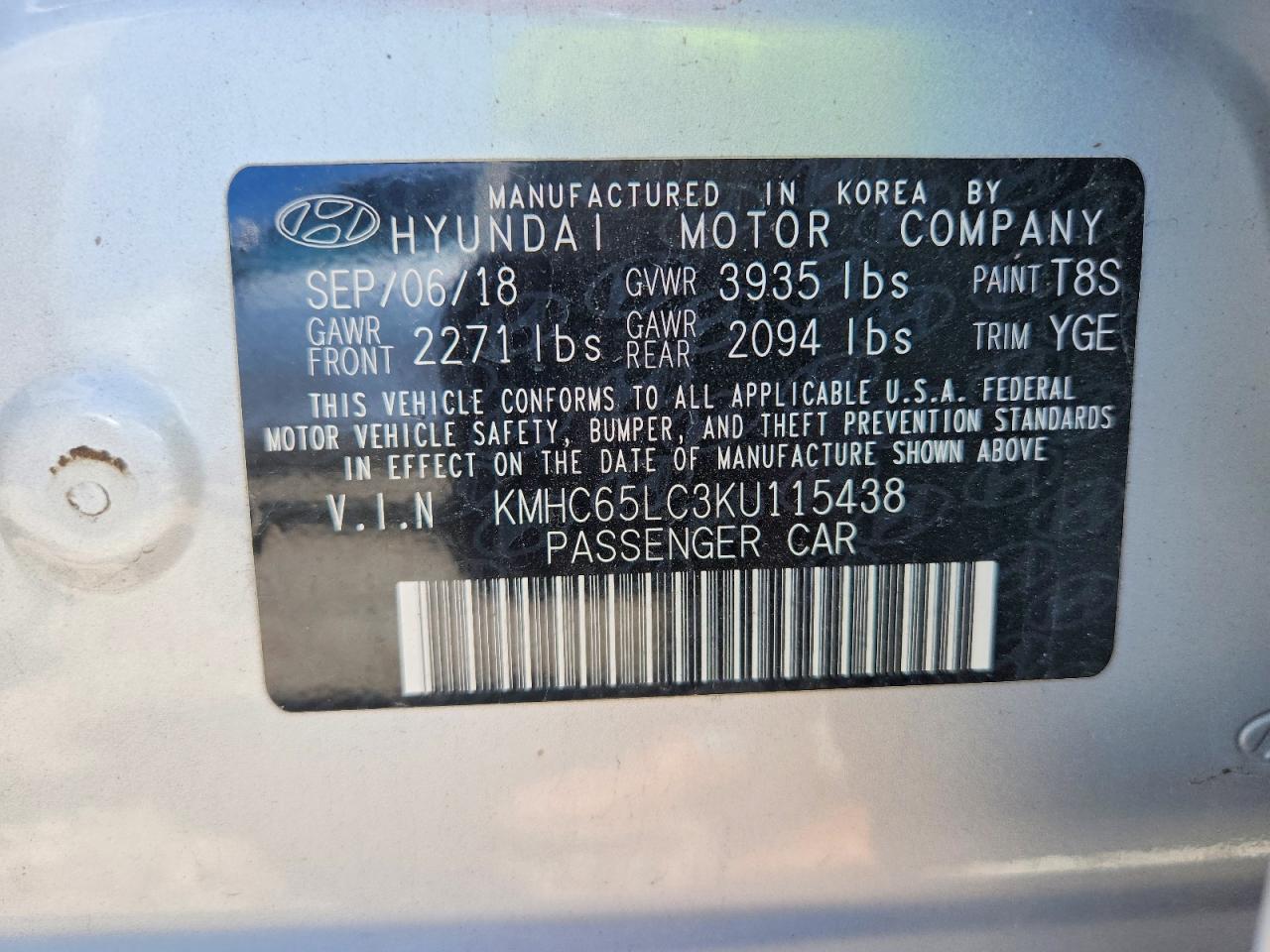 Hyundai Ioniq Blue