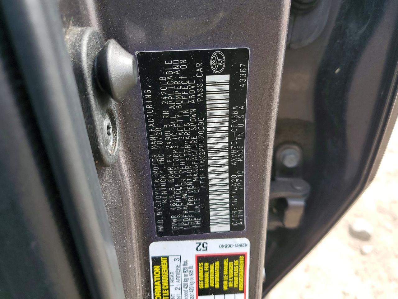 Toyota Camry Xle