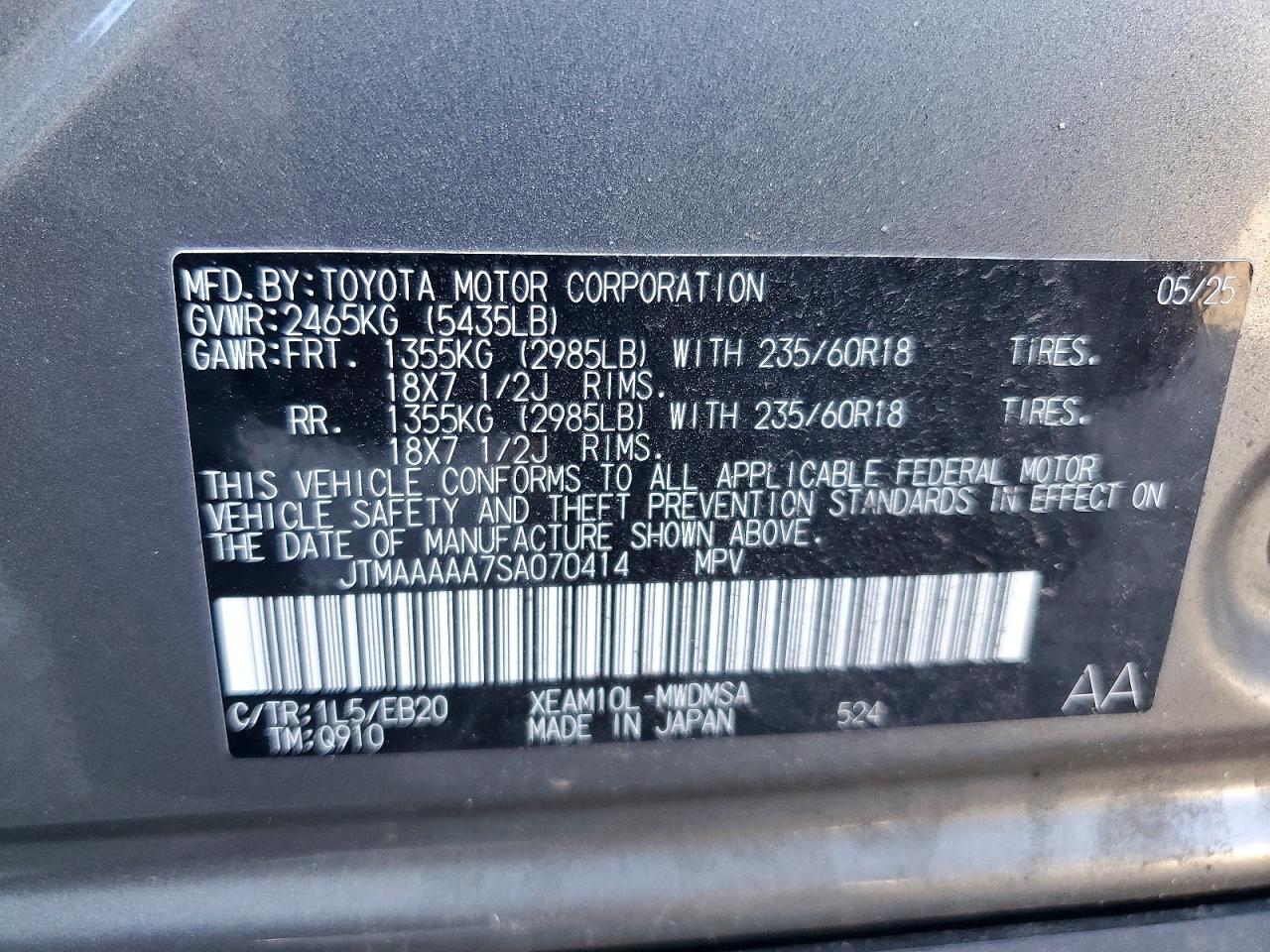 Toyota Bz4x Xle Xle