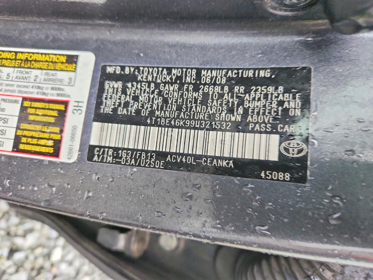Toyota Camry Le