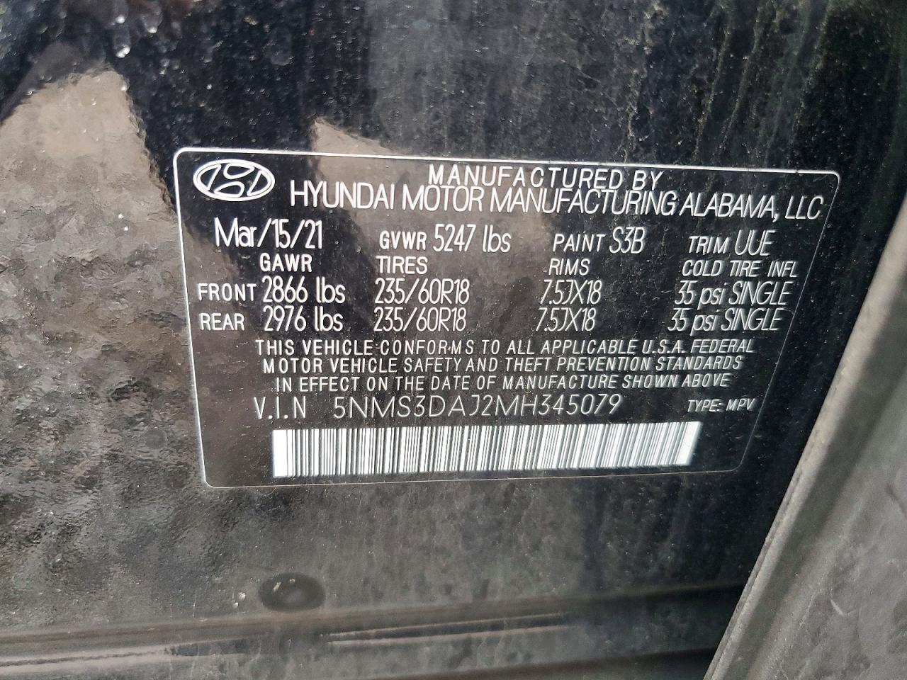 Hyundai SANTA FE Sel